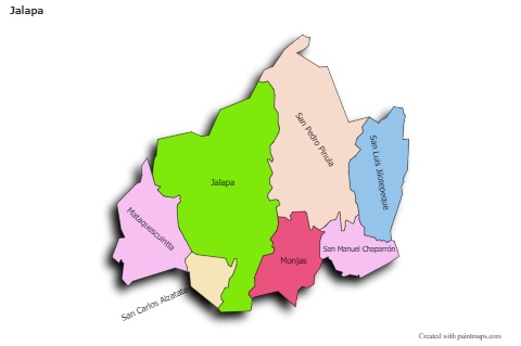 Sample Maps for Jalapa (colored,shadowy)