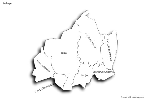 Sample Maps for Jalapa (black-white,shadowy)