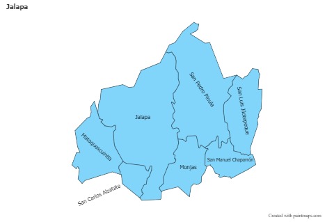Sample Maps for Jalapa (blue)