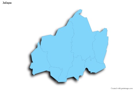 Sample Maps for Jalapa (blue,outline,shadowy)