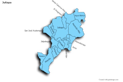 Contoh Peta untuk Jutiapa (biru,bayangan)