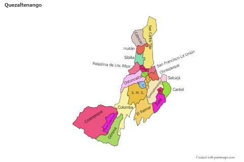 Sample Maps for Quezaltenango (colored)