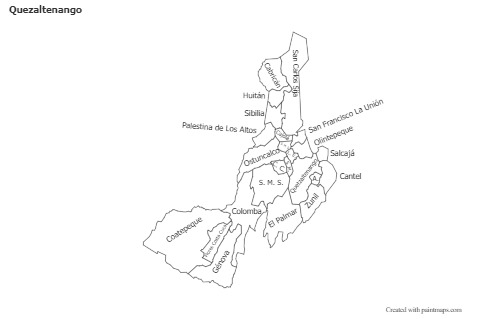 Sample Maps for Quezaltenango (black-white)