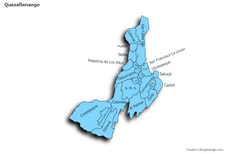 Sample Maps for Quezaltenango (blue,shadowy)