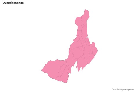 Sample Maps for Quezaltenango (pink,outline)