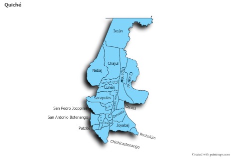Mapas de muestra para Quiché (azul,sombrío)