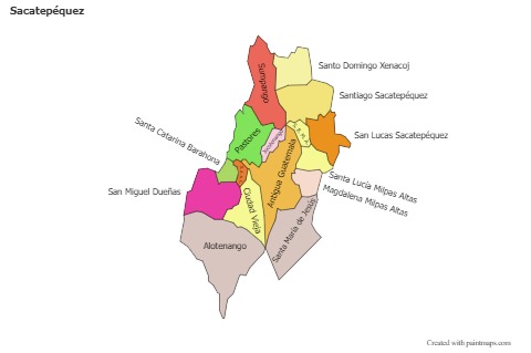 Sample Maps for Sacatepéquez (colored)