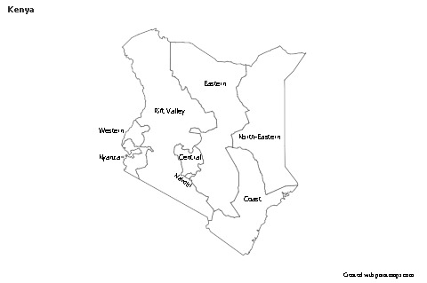 Sample Maps for Kenya (black-white)
