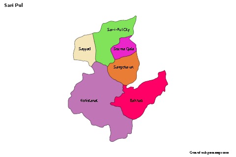 Sample Maps for Sari Pul (colored)