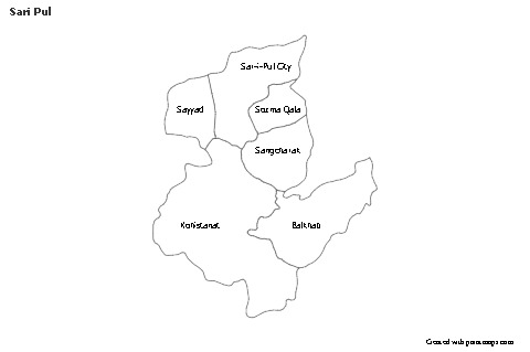 Sample Maps for Sari Pul (black-white)