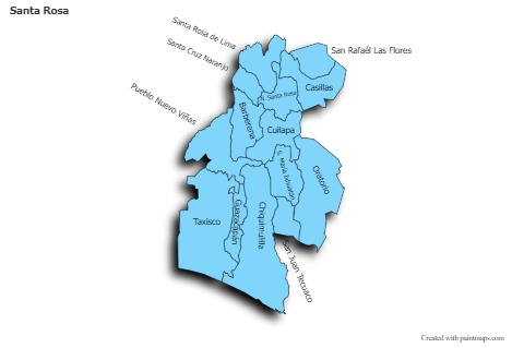 Mapas de muestra para Santa Rosa (azul,sombrío)