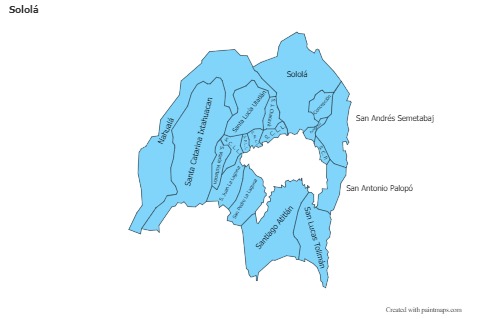 Exemplos de mapas para Sololá (azul)