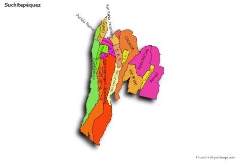 Sample Maps for Suchitepéquez (colored,shadowy)