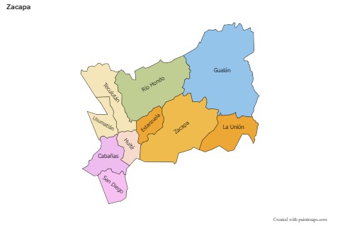 Sample Maps for Zacapa (colored)