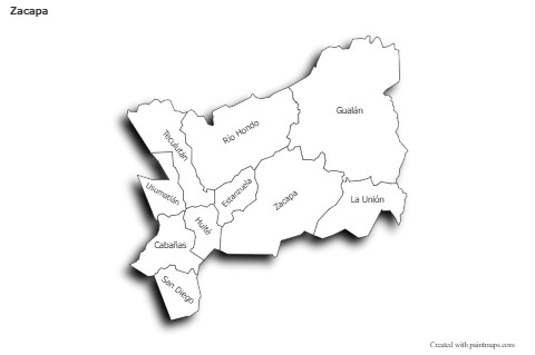 Sample Maps for Zacapa (black-white,shadowy)