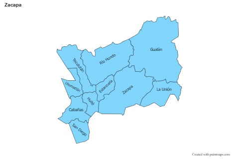 Sample Maps for Zacapa (blue)