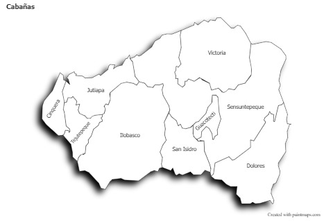 Sample Maps for Cabañas (black-white,shadowy)