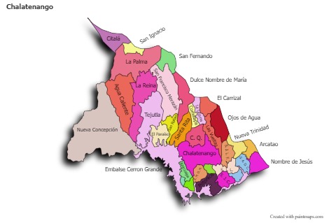 Sample Maps for Chalatenango (colored,shadowy)