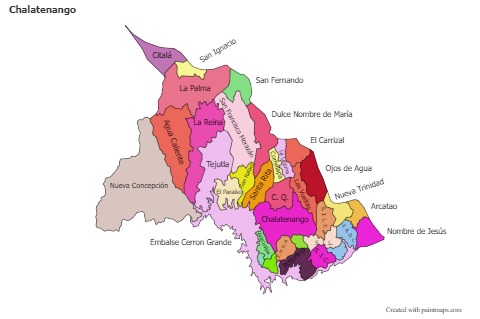 Sample Maps for Chalatenango (colored)
