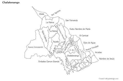 Sample Maps for Chalatenango (black-white)