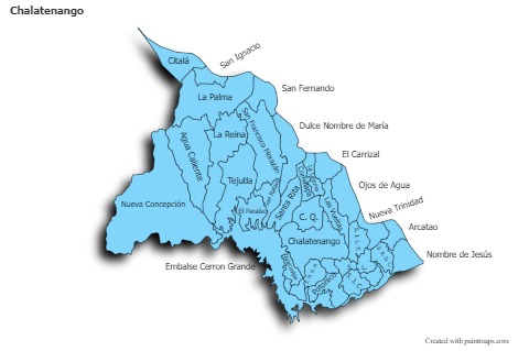 Sample Maps for Chalatenango (blue,shadowy)