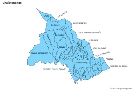 Sample Maps for Chalatenango (blue)