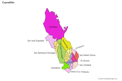 Sample Maps for Cuscatlán (colored)