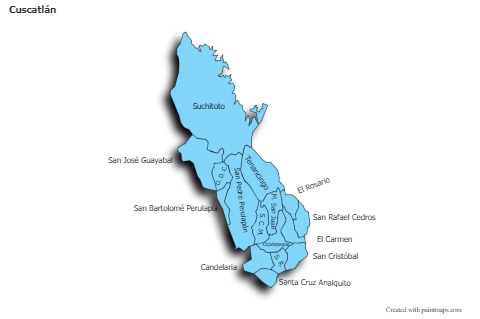 Sample Maps for Cuscatlán (blue,shadowy)