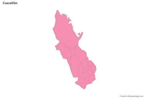 Sample Maps for Cuscatlán (pink,outline)