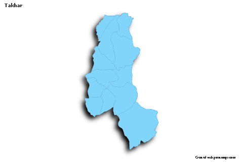 Contoh Peta untuk Takhar (biru,garis luar,bayangan)