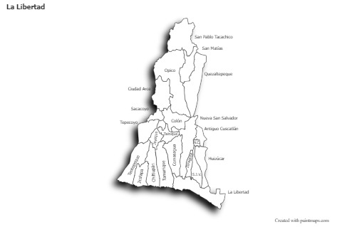 Sample Maps for La Libertad (black-white,shadowy)