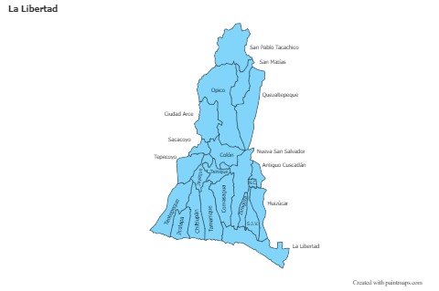 Sample Maps for La Libertad (blue)