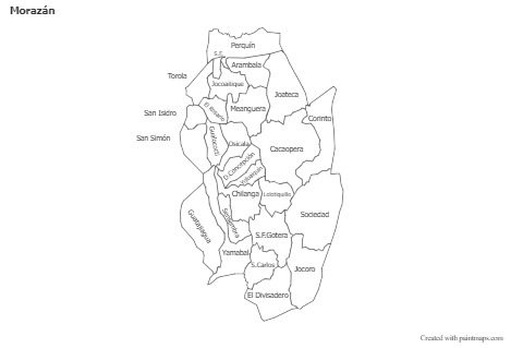 Sample Maps for Morazán (black-white)