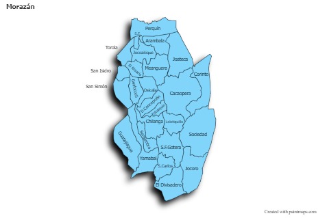 Sample Maps for Morazán (blue,shadowy)