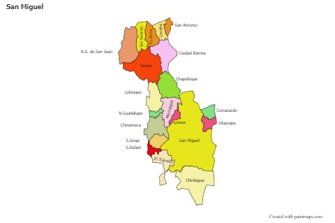 Sample Maps for San Miguel (colored)
