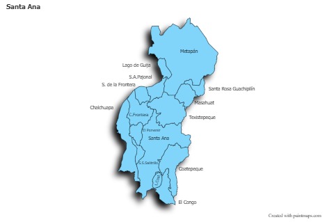 Sample Maps for Santa Ana (blue,shadowy)