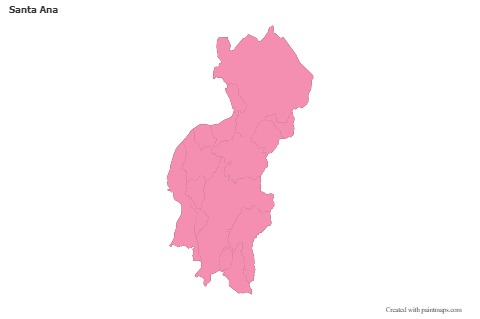 Sample Maps for Santa Ana (pink,outline)