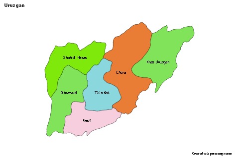 Sample Maps for Uruzgan (colored)