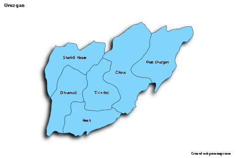 Sample Maps for Uruzgan (blue,shadowy)