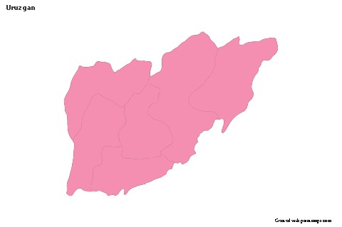 Sample Maps for Uruzgan (pink,outline)