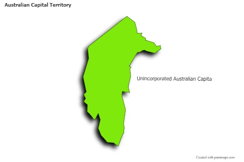 Sample Maps for Australian Capital Territory (colored,shadowy)