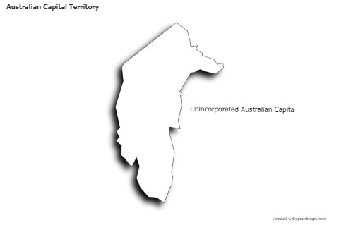 Sample Maps for Australian Capital Territory (black-white,shadowy)