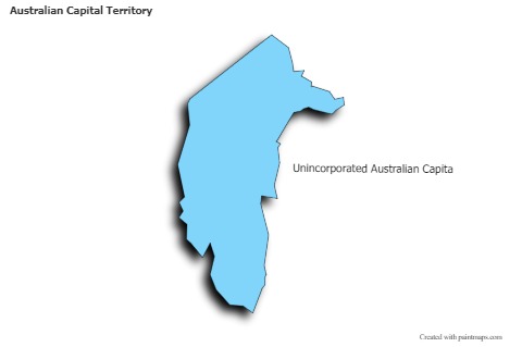 Sample Maps for Australian Capital Territory (blue,shadowy)