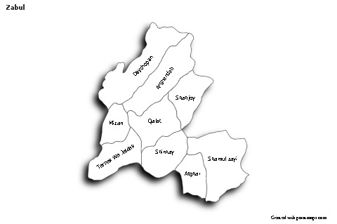 Sample Maps for Zabul (black-white,shadowy)