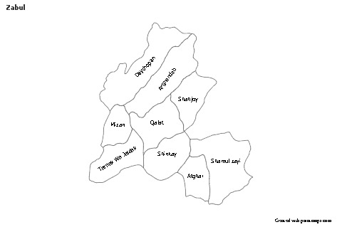 Sample Maps for Zabul (black-white)