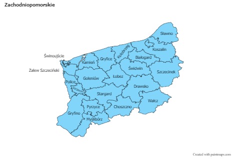 Sample Maps for Zachodniopomorskie (blue)