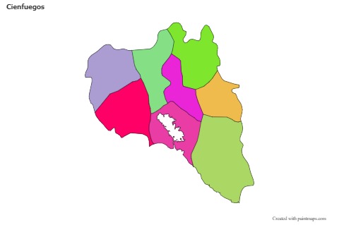Sample Maps for Cienfuegos (colored)