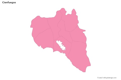 Sample Maps for Cienfuegos (pink,outline)