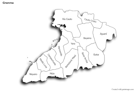 Sample Maps for Granma (black-white,shadowy)