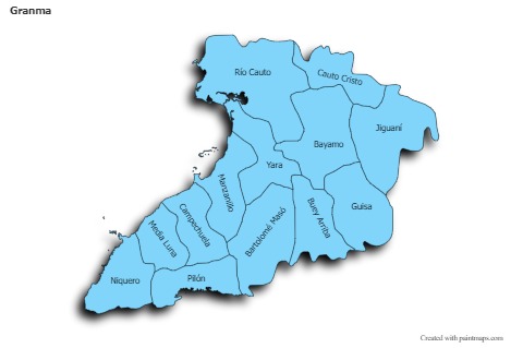 Sample Maps for Granma (blue,shadowy)